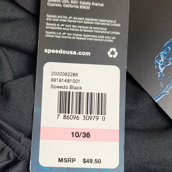 **NWT**SPEEDO Women's Solid Super Proback Onepiece female training swimsuit - Picture 7 of 8